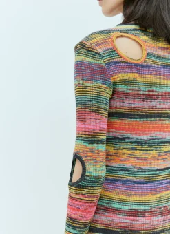 Spacedye Problemo Holey Knit Mini Dress></noscript>Aries New