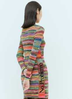 Spacedye Problemo Holey Knit Mini Dress></noscript>Aries New