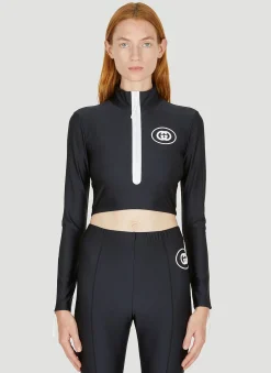 Sparkling Long Sleeve Track Top>Gucci New