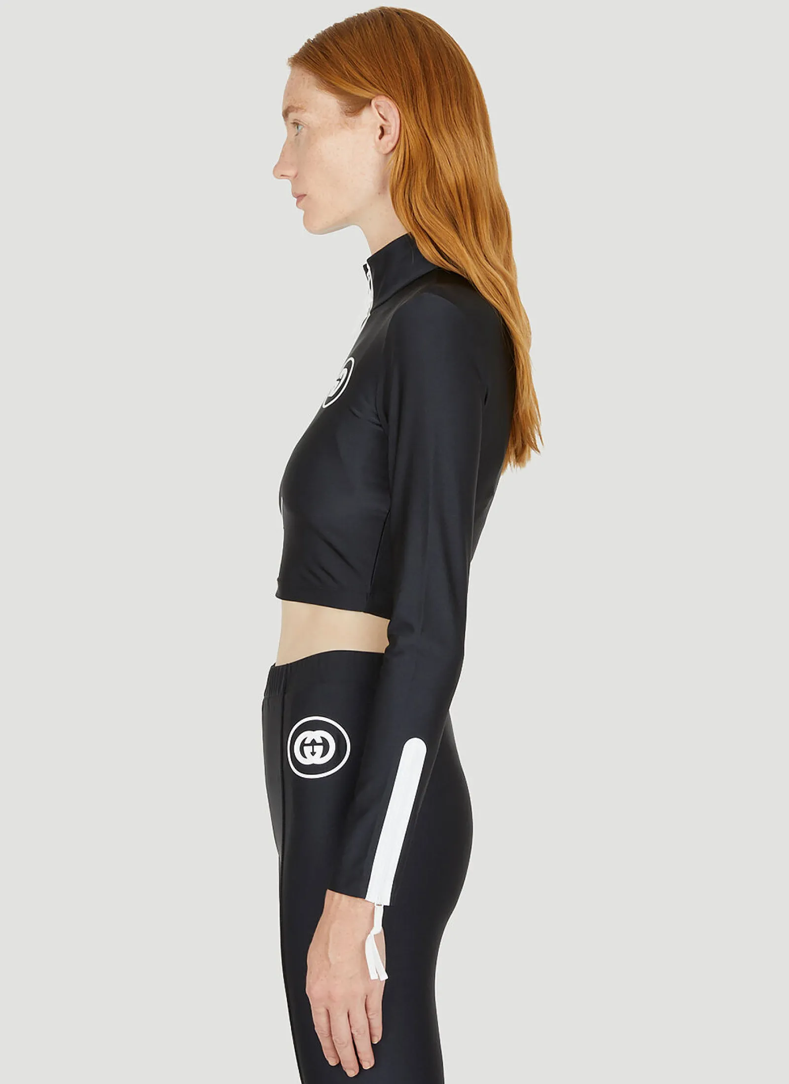 Sparkling Long Sleeve Track Top>Gucci New