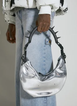 Men Innerraum Crossbody Bags^Spike Handle Half Moon Shoulder Bag