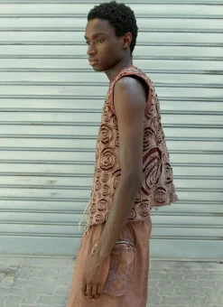 Men Charlie Constantinou Tops^Spiral Applique Vest