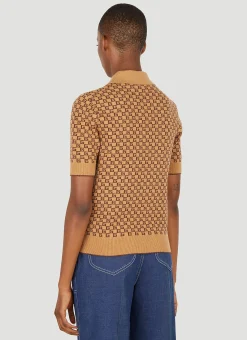 Square G Knit Polo Shirt><noscript><img width=