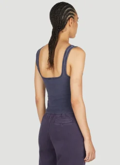 Square Neck Cropped Tank Top></noscript>Entire Studios New