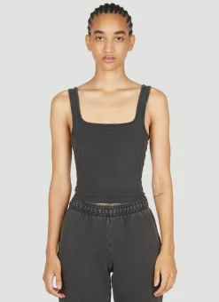 Square Neck Cropped Tank Top>Entire Studios New