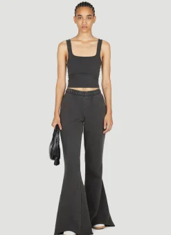 Square Neck Cropped Tank Top>Entire Studios New