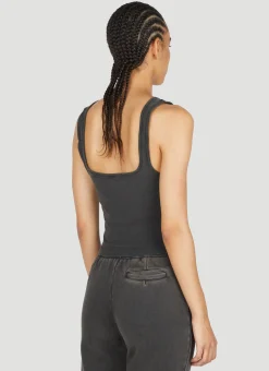 Square Neck Cropped Tank Top></noscript>Entire Studios New