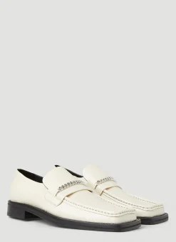 Men Martine Rose Loafers^Square Toe Chain Loafers