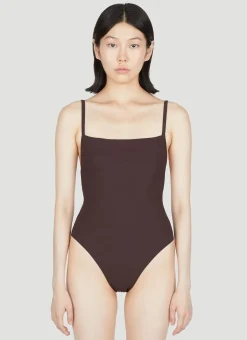 Square-Neck One Piece Swimsuit>Lido Outlet