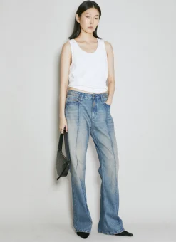 Stained Flared Jeans>Guess USA New