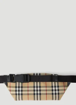 Men Burberry Belt Bags^Stevie Check Belt Bag