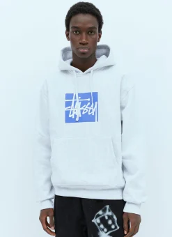 Men Stüssy Sweatshirts^Stock Logo Applique Hooded Sweatshirt