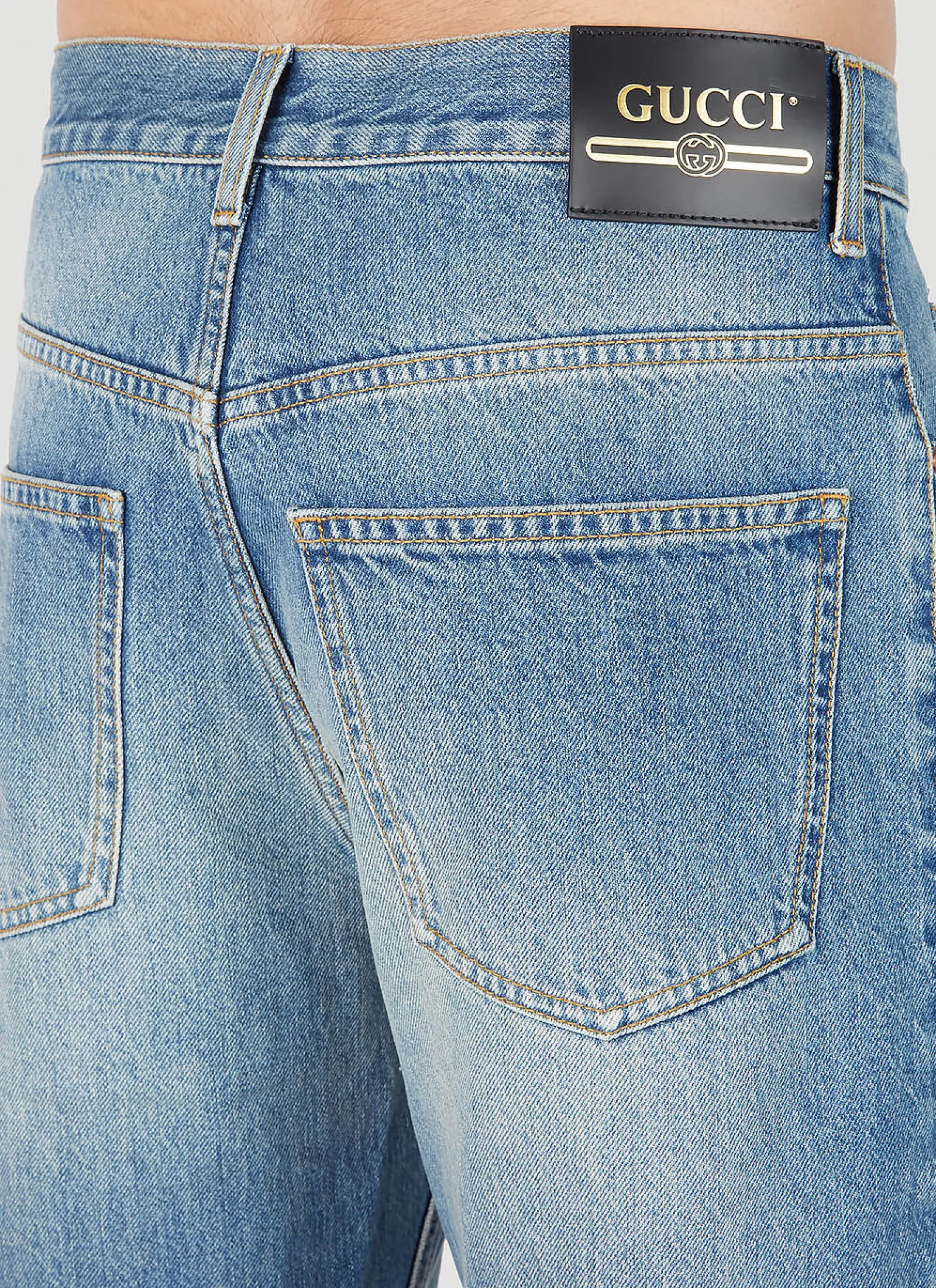 Men Gucci Jeans^Stonewash Jeans