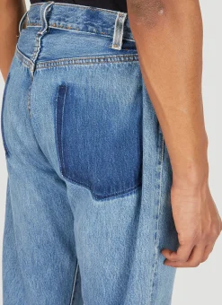 Men Bonum Jeans^Stonewash Wide Leg Jeans