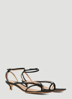 Stretch Strap Kitten Heel Sandals>Bottega Veneta New