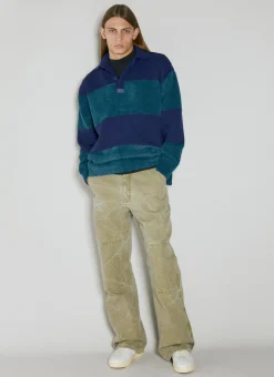 Stripe Knit Polo Sweater>Eytys Best