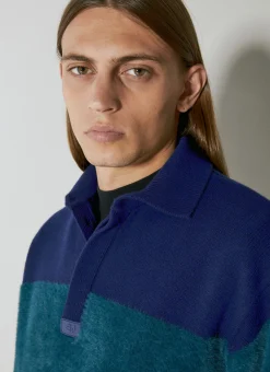 Men Eytys Knitwear^Stripe Knit Polo Sweater