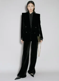 Stripe Logo Motif Shirt>Saint Laurent New