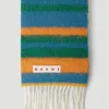 Men Marni Scarves^Stripe Scarf