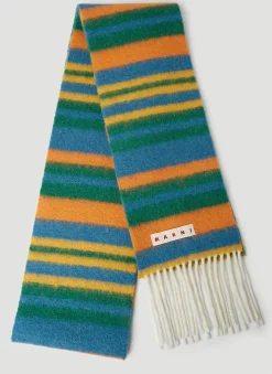 Men Marni Scarves^Stripe Scarf
