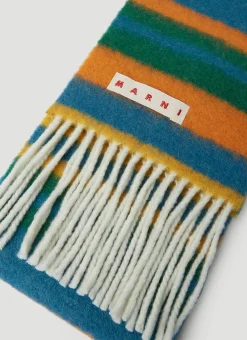 Men Marni Scarves^Stripe Scarf