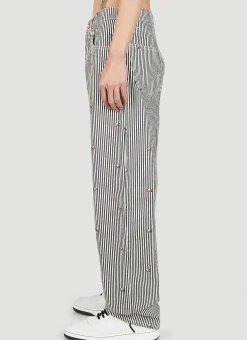 Men Kenzo Jeans^Striped Jeans