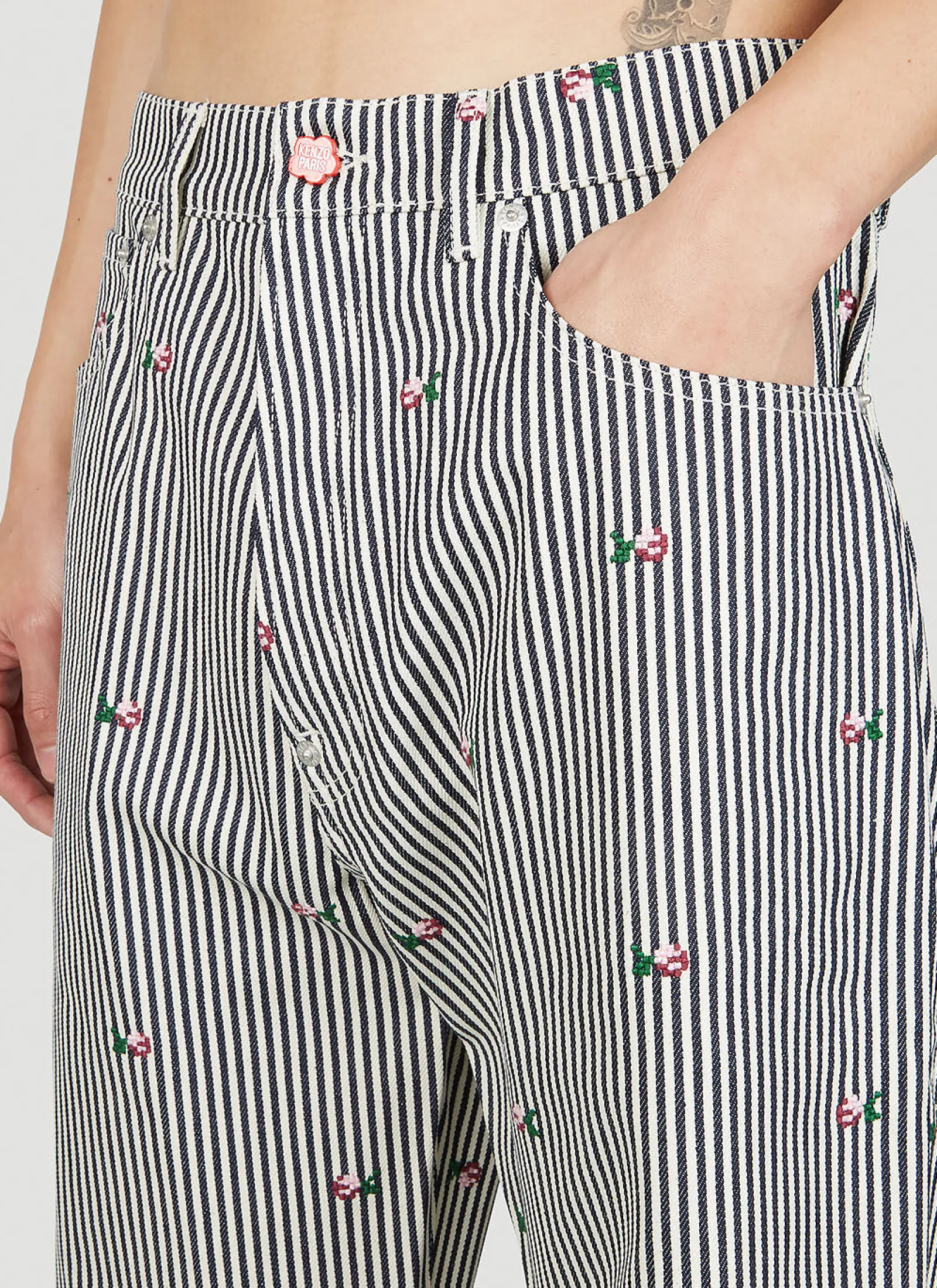 Men Kenzo Jeans^Striped Jeans