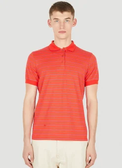 Men ERL Polo Shirts^Striped Polo Top