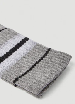 Men Burberry Socks^Striped Socks