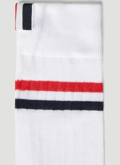 Men Thom Browne Socks^Striped Socks