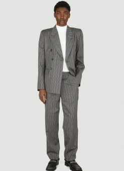 Striped Tailored Blazer>VTMNTS Clearance