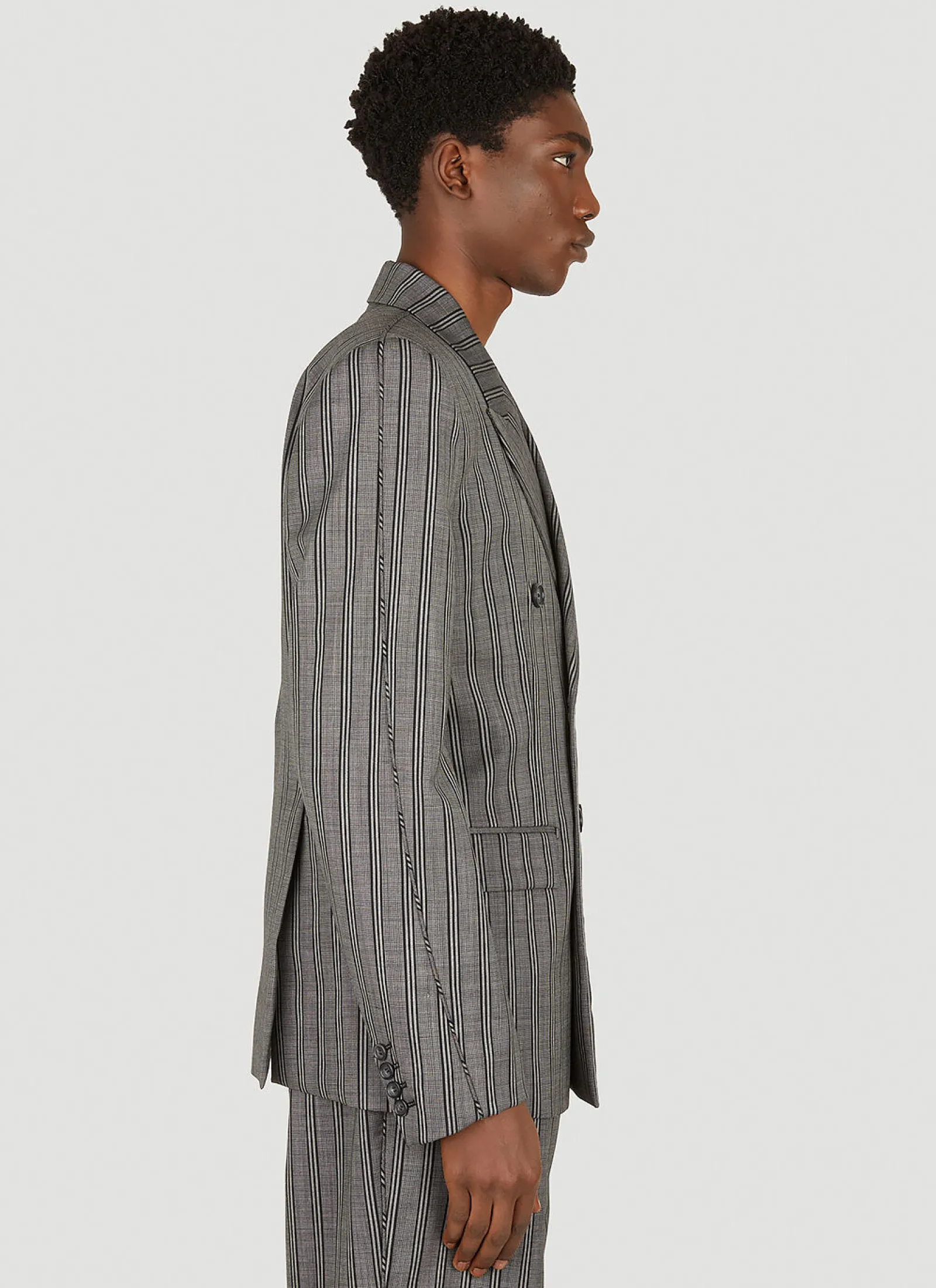 Striped Tailored Blazer>VTMNTS Clearance