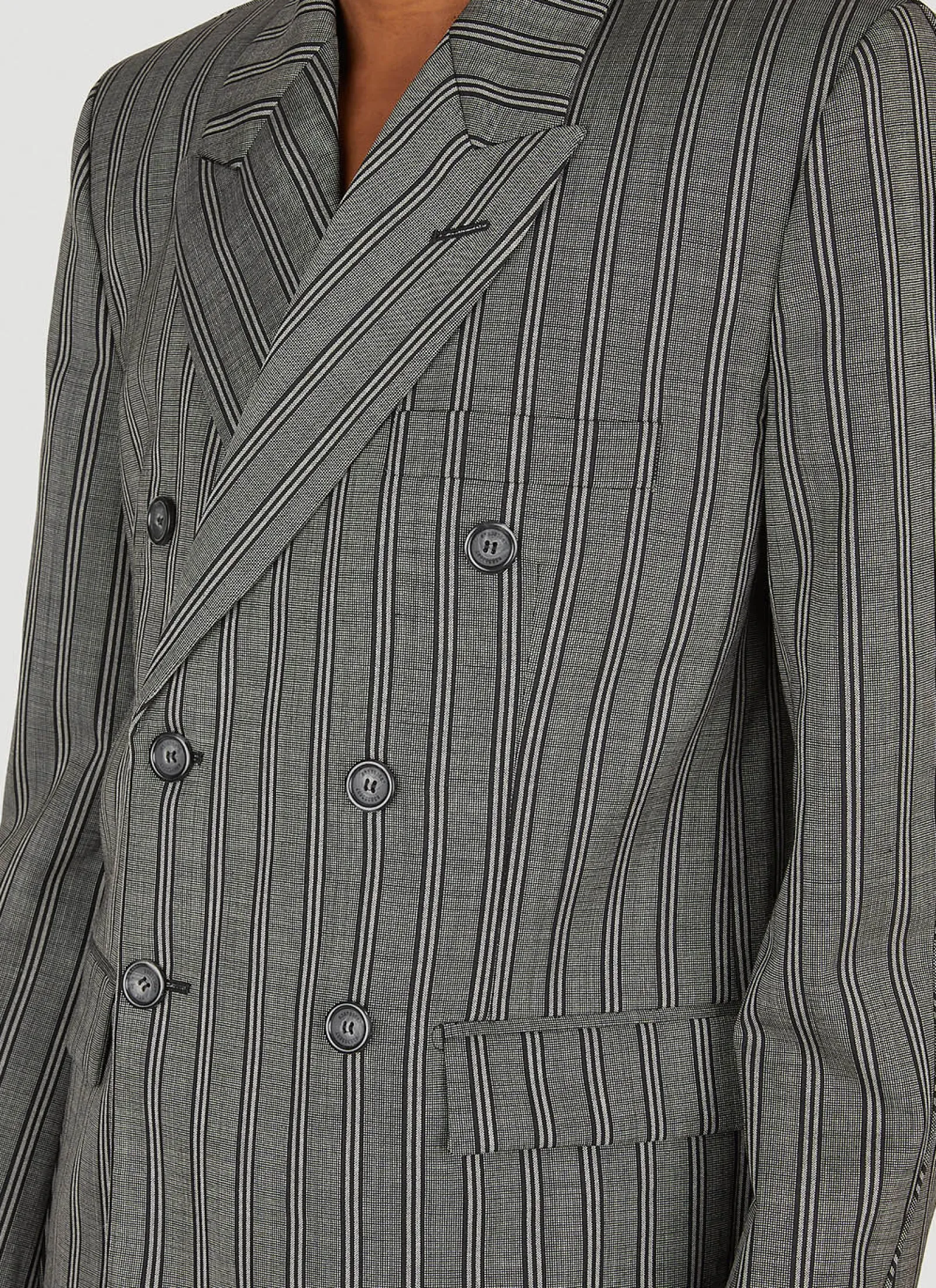 Striped Tailored Blazer>VTMNTS Clearance