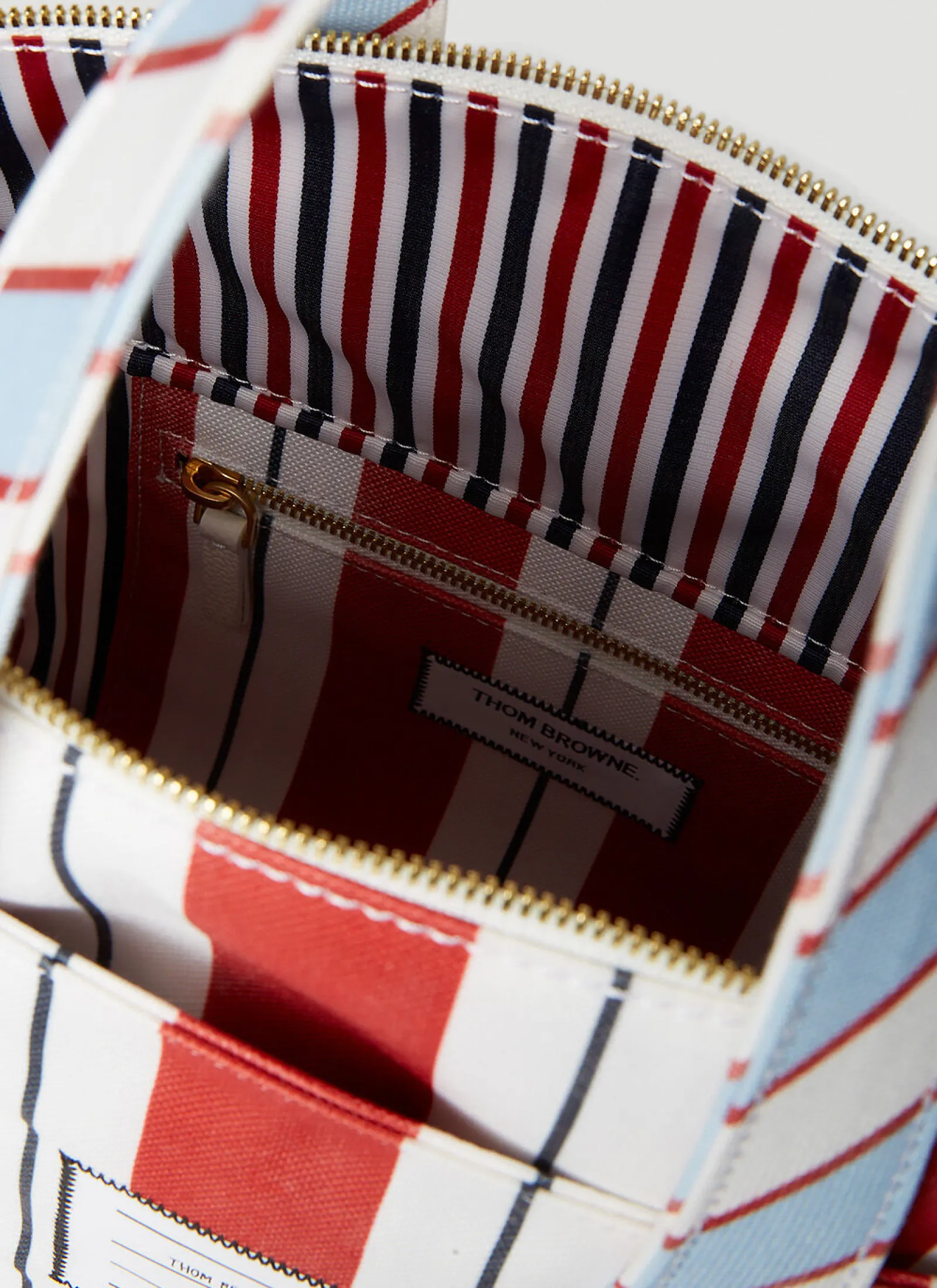 Striped Tool Tote Bag>Thom Browne Sale
