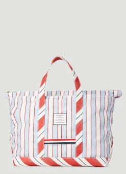 Striped Tool Tote Bag>Thom Browne Outlet