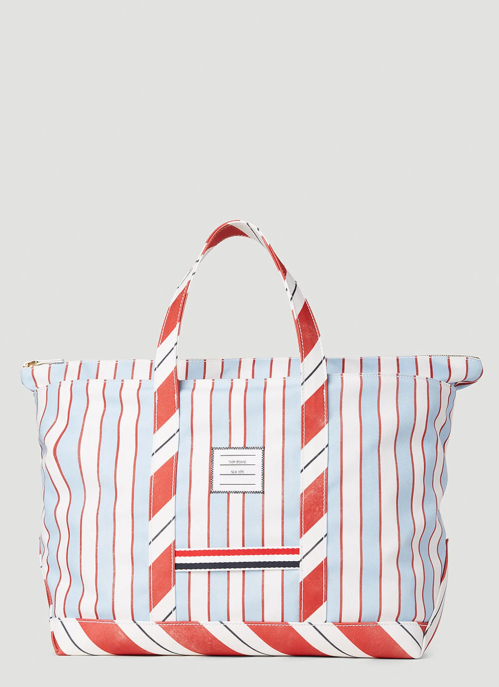 Striped Tool Tote Bag>Thom Browne Outlet