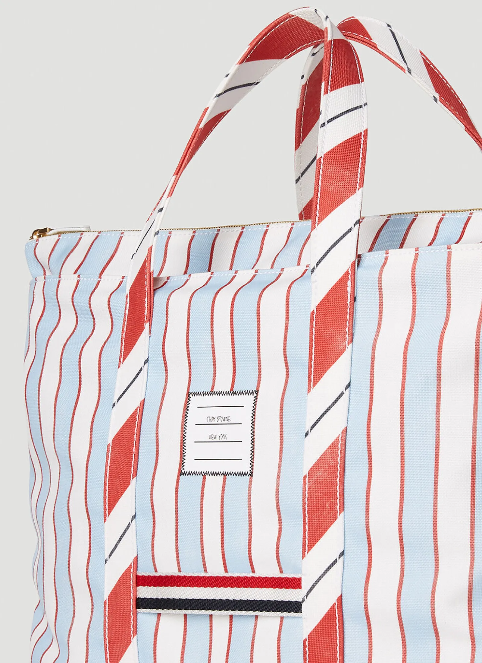 Striped Tool Tote Bag>Thom Browne Outlet