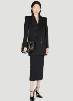 Structured Double Breasted Blazer>Saint Laurent