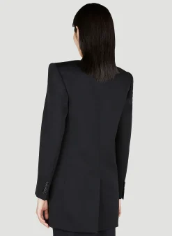 Structured Double Breasted Blazer><noscript><img width=