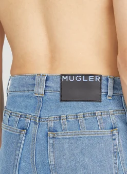 Men Mugler Jeans^Structured Panel Jeans