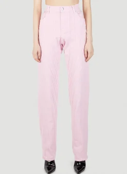 Structured Panel Jeans>Mugler Best