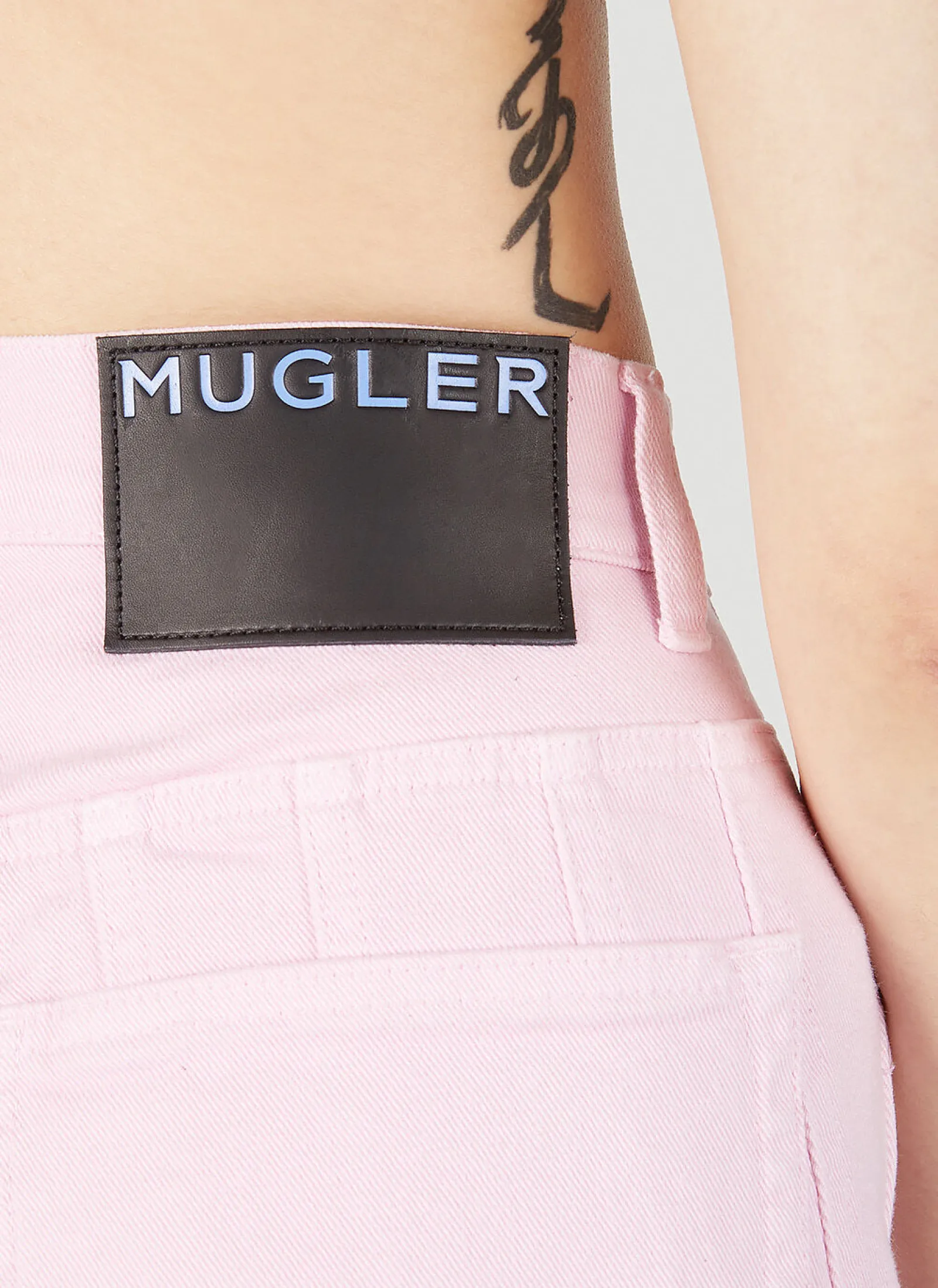 Structured Panel Jeans>Mugler Best