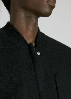 Men Rick Owens Jackets^Structured Wool Bomber Jacket