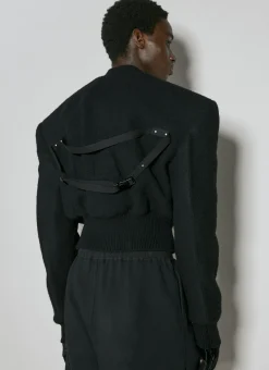 Men Rick Owens Jackets^Structured Wool Bomber Jacket