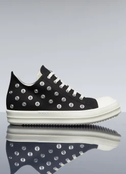 Men Rick Owens DRKSHDW Sneakers^Stud Denim Low Top Sneakers