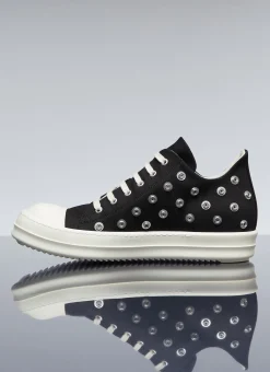Men Rick Owens DRKSHDW Sneakers^Stud Denim Low Top Sneakers