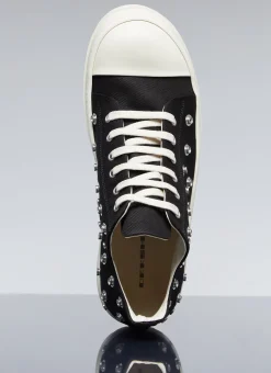 Men Rick Owens DRKSHDW Sneakers^Stud Denim Low Top Sneakers