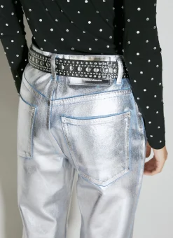 Men Paco Rabanne Belts^Stud Embellished Belt