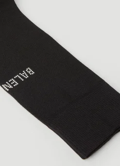 Men Balenciaga Socks^Stud Logo Socks