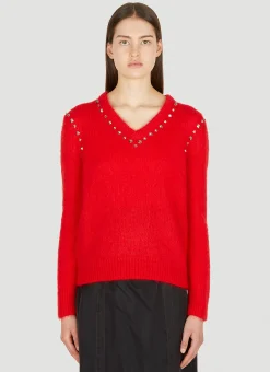 Stud Trim Sweater>Gucci Outlet